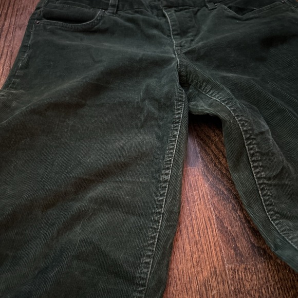 J Crew Favorite Fit 95825 Corduroy Pants Stretch Kelly Green Women 4R MidRise - Picture 2 of 4